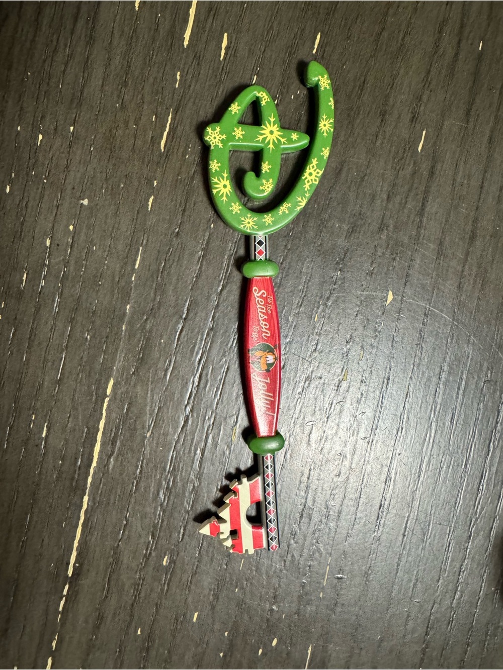 Disney Holiday Mystery Key Set - Red, Green, Blue, Gray